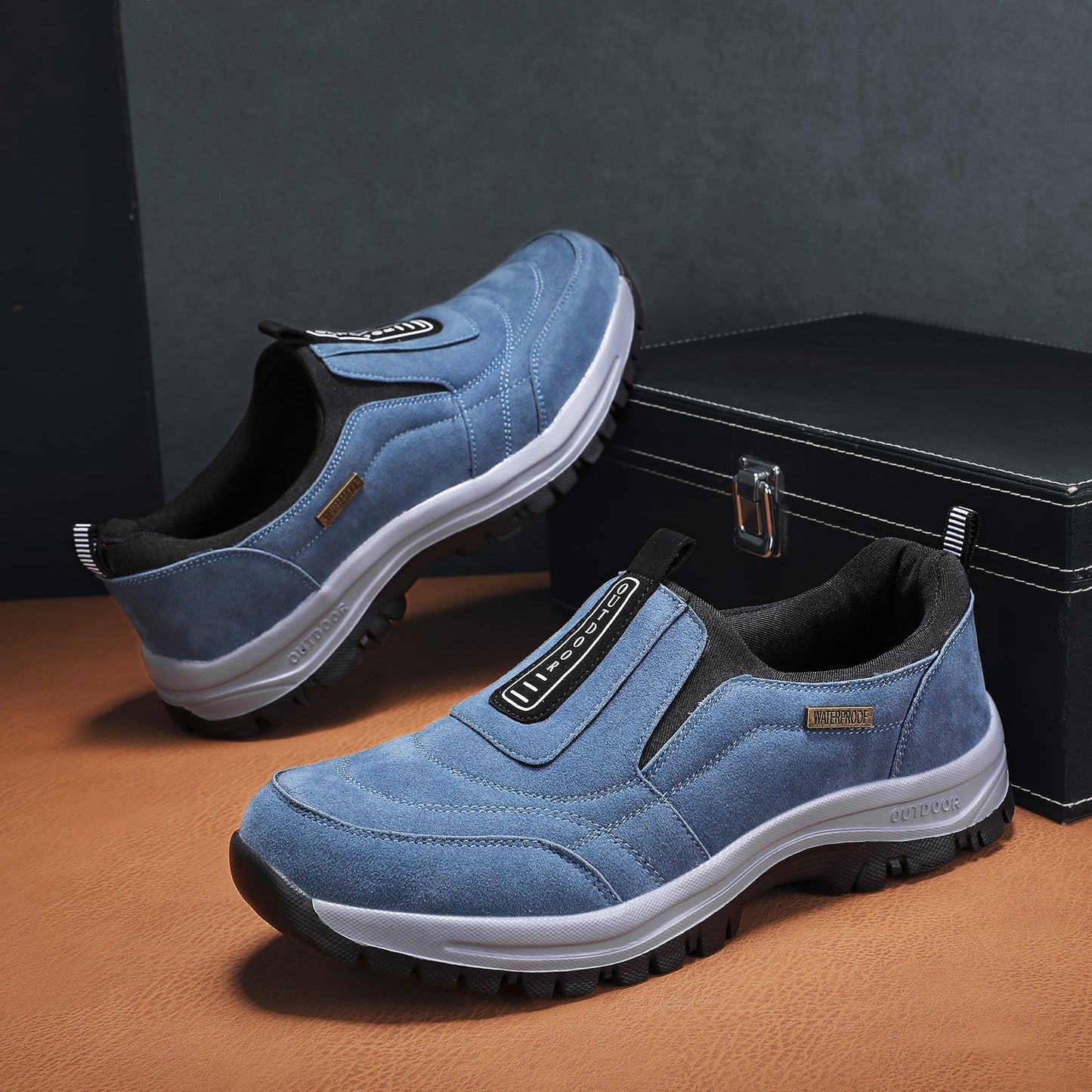 Early Summer 49% Off🔥 Men's Waterproof Orthopedic Slip-on Walking Shoes