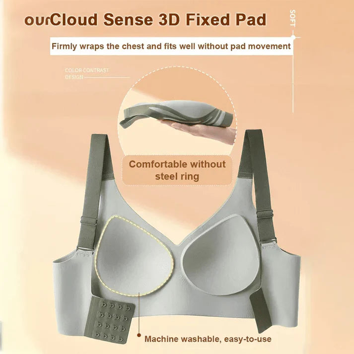 HOT SALE 45%š„Super gather bra, Wireless Push-up Bra - No more Sagging Breasts