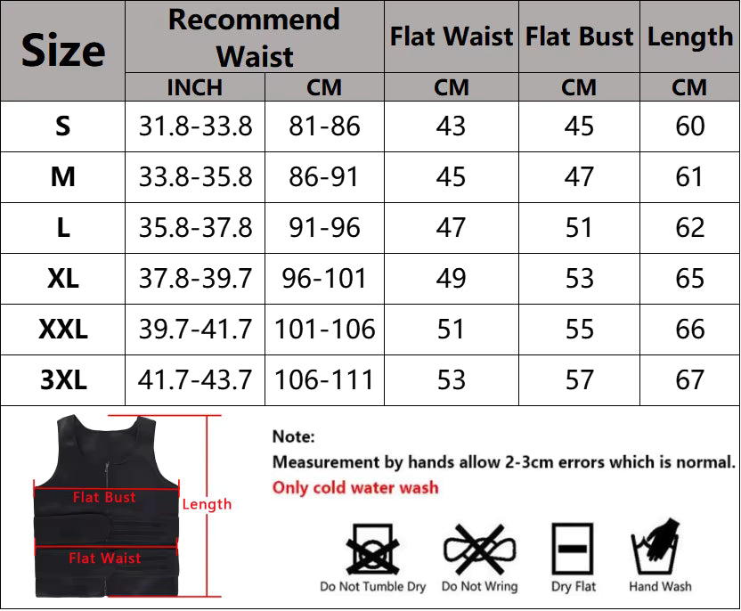 HeatZone™ Men’s Adjustable Double Belt Vest Shapewear