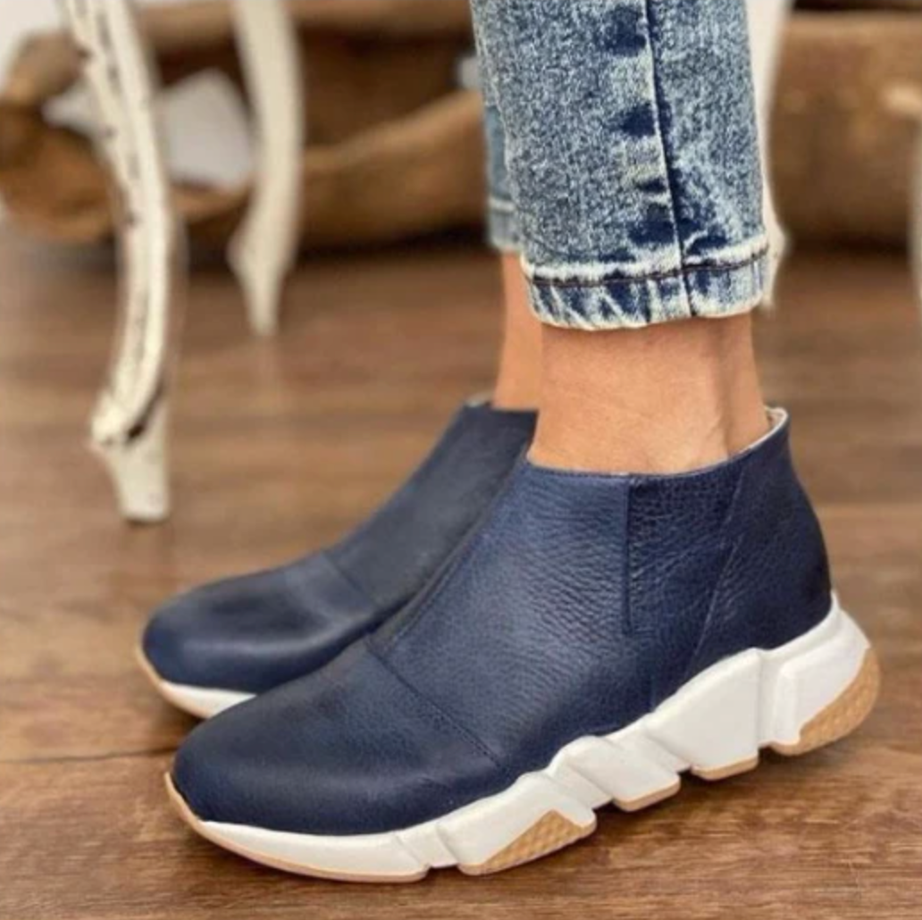 HOT SALE 45% OFFđ„Women's Premium Leather Ankle Boots, Comfy Walking Boots