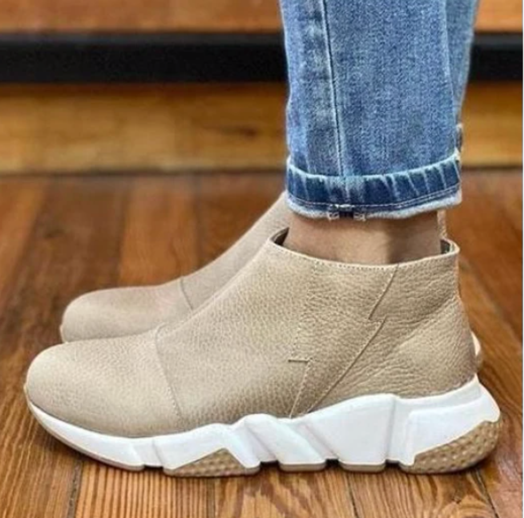 HOT SALE 45% OFFđ„Women's Premium Leather Ankle Boots, Comfy Walking Boots