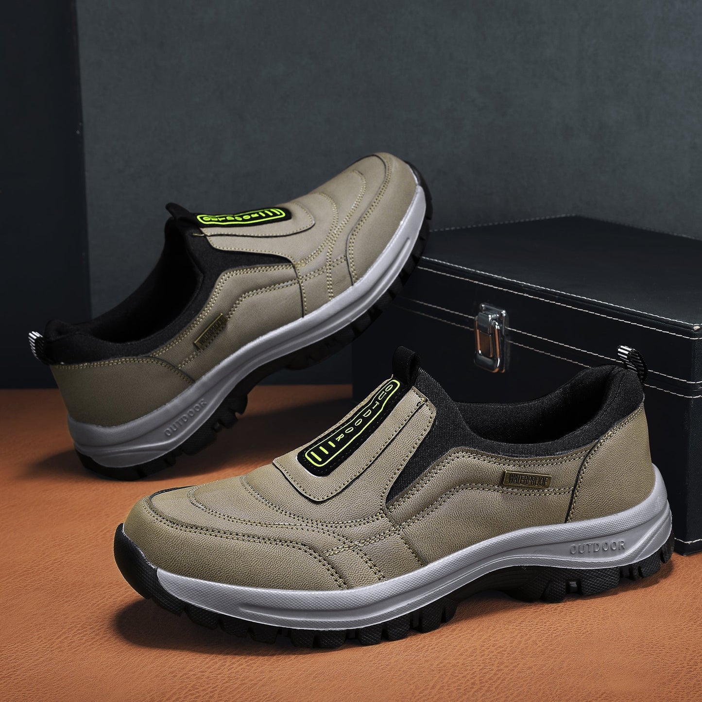 Early Summer 49% Off🔥 Men's Waterproof Orthopedic Slip-on Walking Shoes