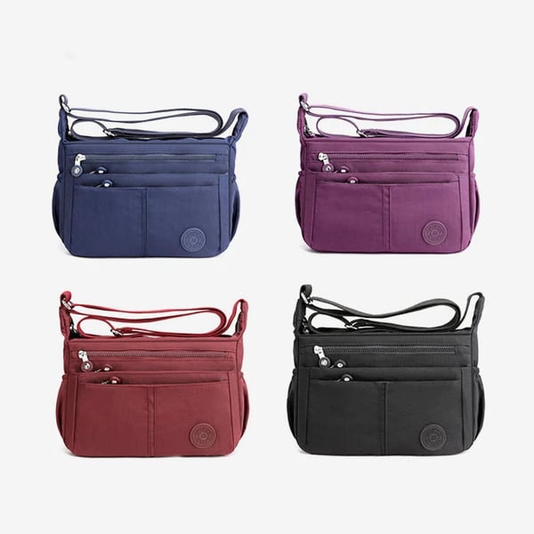 Multi-Pocket Large Capacity Waterproof Casual Crossbody Bag Shoulder Bag