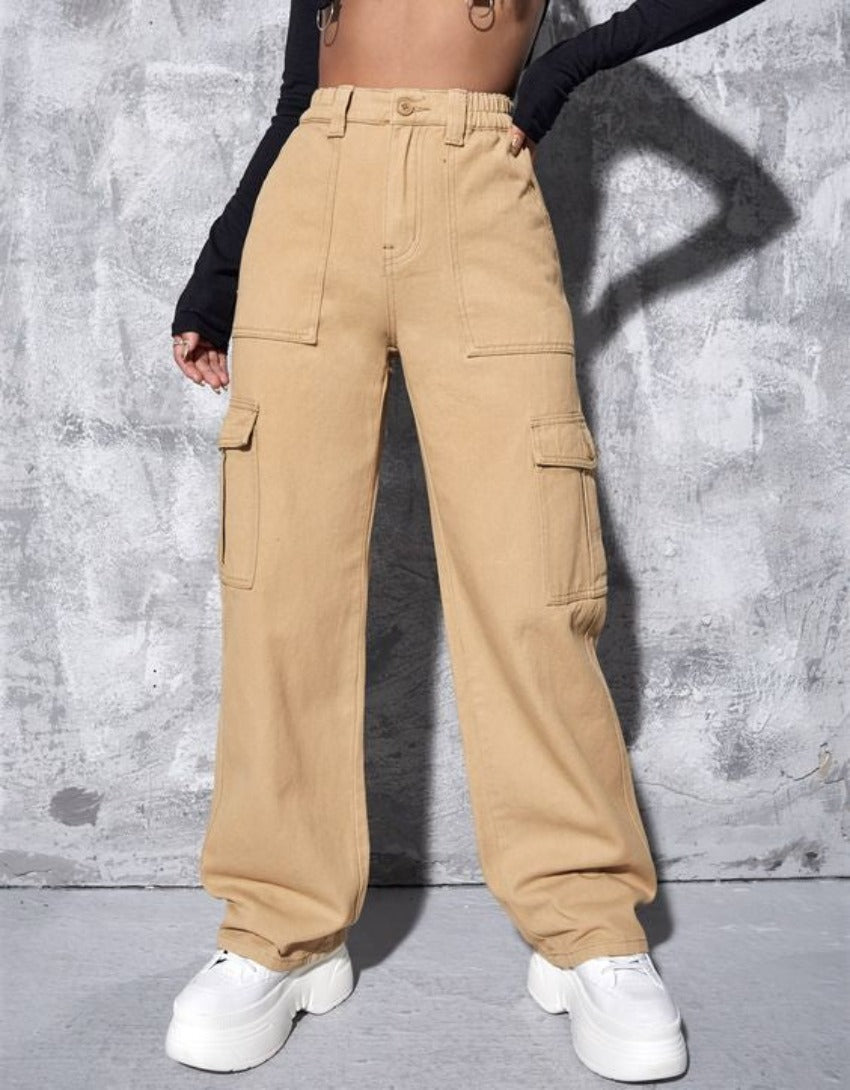 Last Day 50% Off🎁 Adjustable Straight Leg Cargo Pants