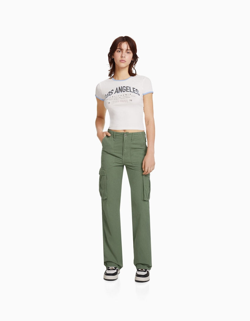 Last Day 50% Off🎁 Adjustable Straight Leg Cargo Pants