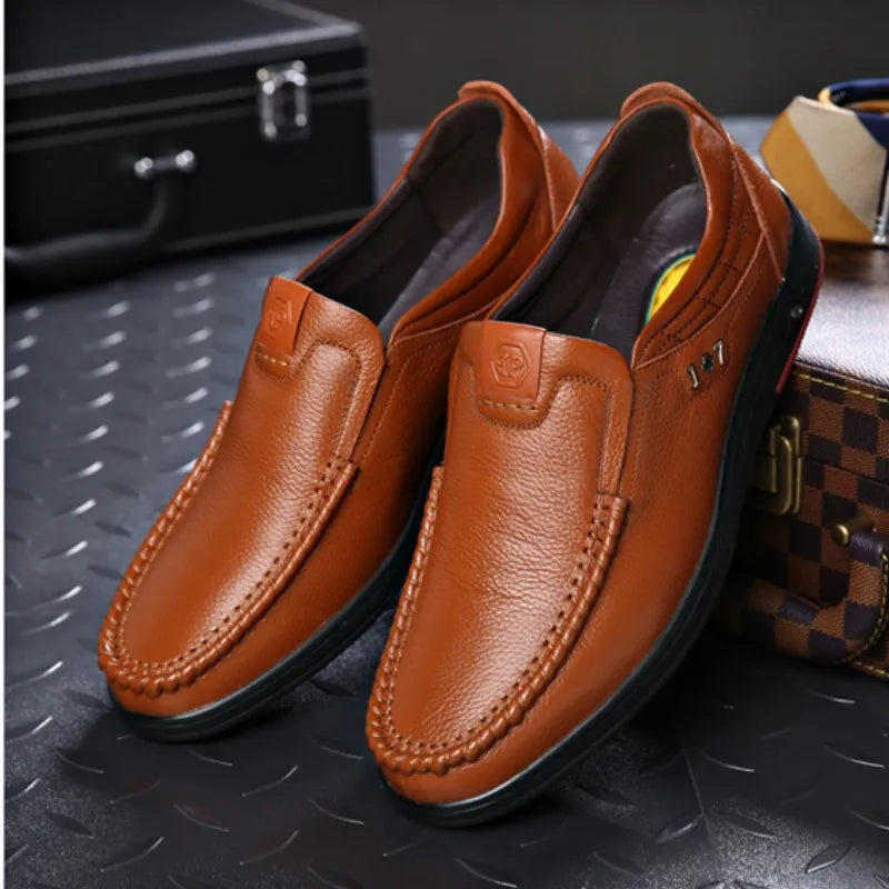 2024 Men's Orthopedic Walking Shoes, Business Leather Oxfords Shoes