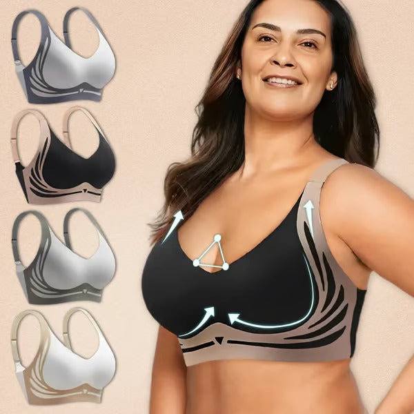 HOT SALE 45%🔥Super gather bra, Wireless Push-up Bra - No more Sagging Breasts