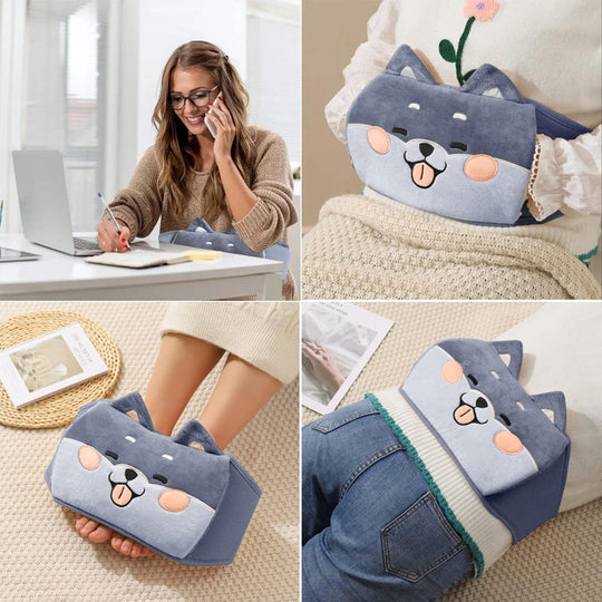 🎁 Christmas Sale 49%🎄 Plush Refillable Hot Water Bottle Belt [Universal Fitment]