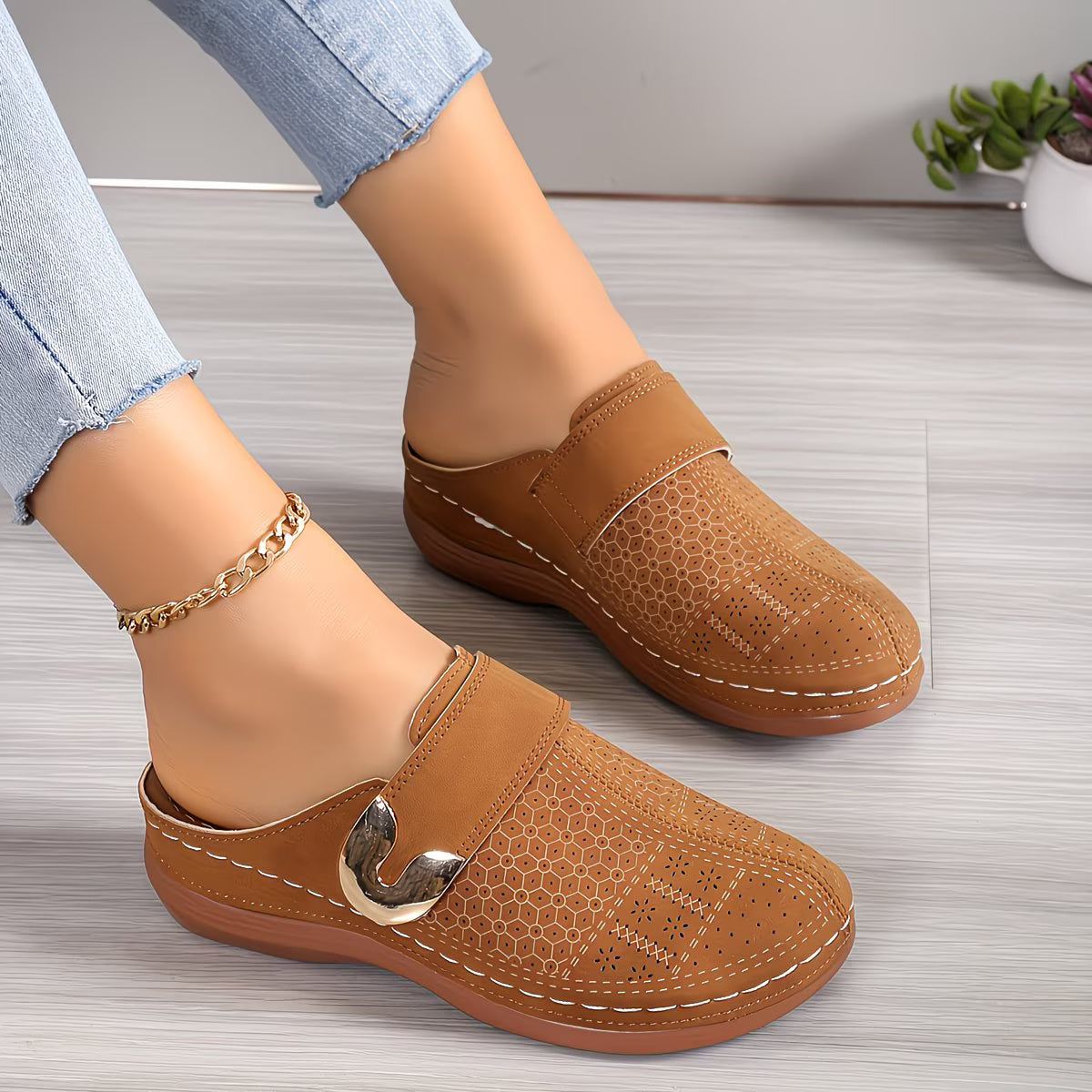Summer Promotion 50% OFF❤️ Women's Round Toe Orthopedic Platform Sandals Summer