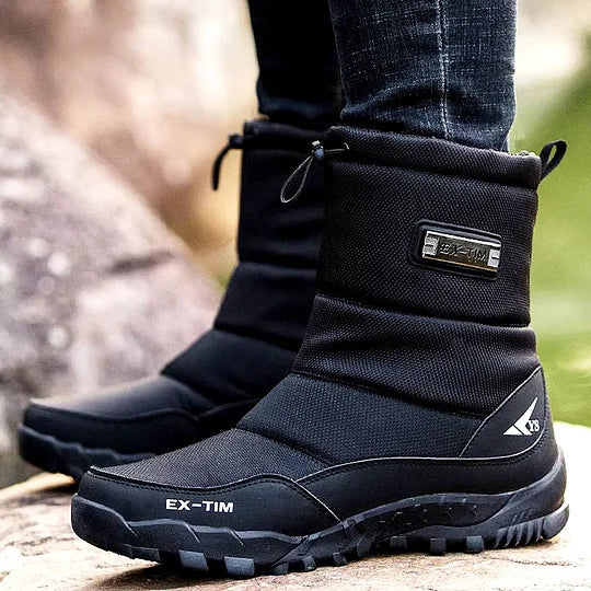 (⏰Limited Time Discount 45% off) Men's Orthopedic Ankle Support Snow Boots Waterproof Warm&Light Hiking Boots