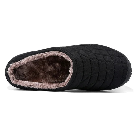 Men’s Cozy Orthopedic Slip-On Slippers — Warmth & Support, Indoors & Out