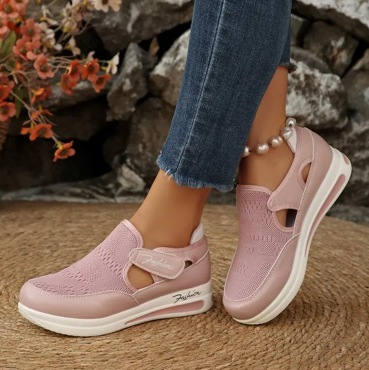 Women's Orthopedic Breathable Slip-On Shoes, Mary Jane Hybrid Sneakers