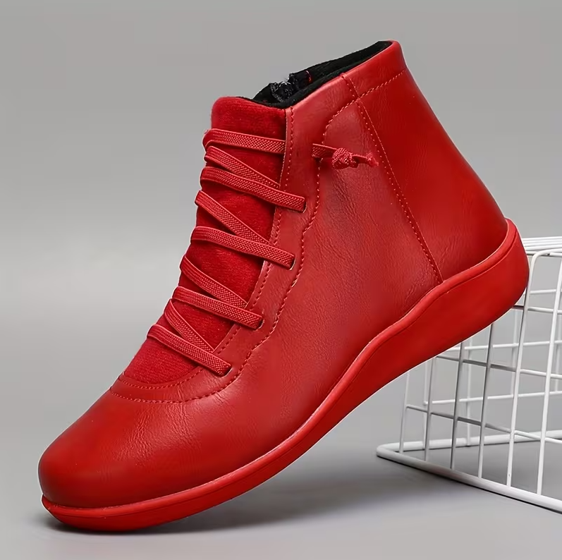 Elena™ Easy-Zip Round-Toe Comfort Boots