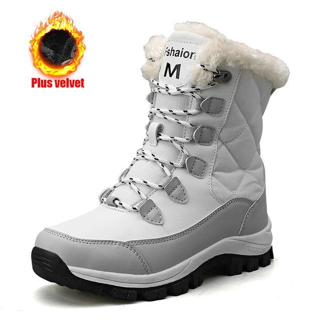 🔥Last Day Promotion 50% OFF 🔥Women's Winter Fashionable Fleece-Lined Warm Snow Boots