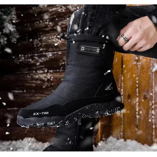 (⏰Limited Time Discount 45% off) Men's Orthopedic Ankle Support Snow Boots Waterproof Warm&Light Hiking Boots