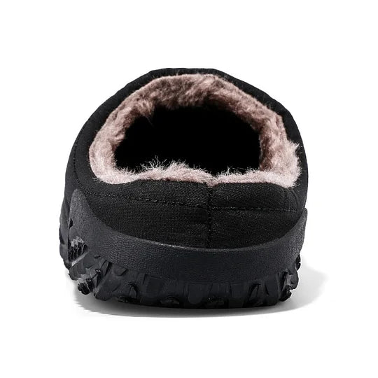 Men’s Cozy Orthopedic Slip-On Slippers — Warmth & Support, Indoors & Out
