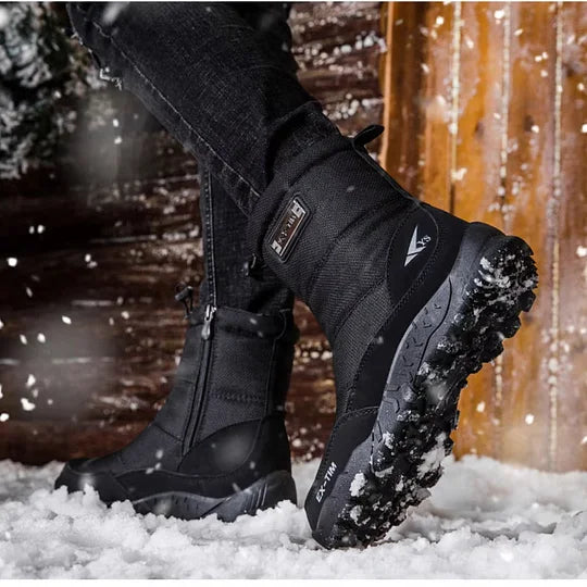 (⏰Limited Time Discount 45% off) Men's Orthopedic Ankle Support Snow Boots Waterproof Warm&Light Hiking Boots