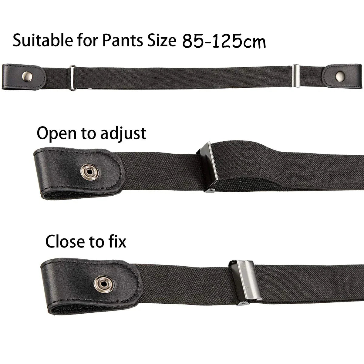 Buckle-Free Belt, Invisible Belt For Waist Jeans Pants for Men & Women