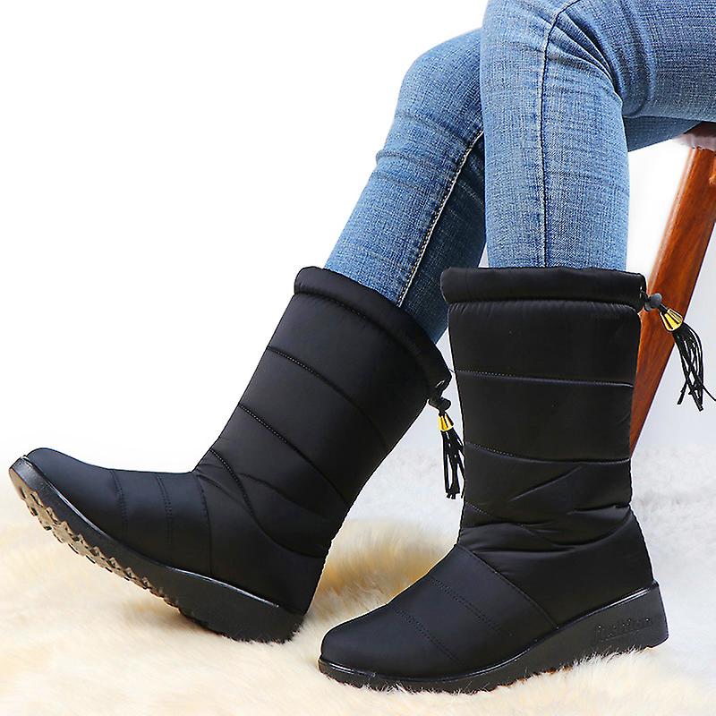 Women Lightweight Waterproof Winter Snow Boots