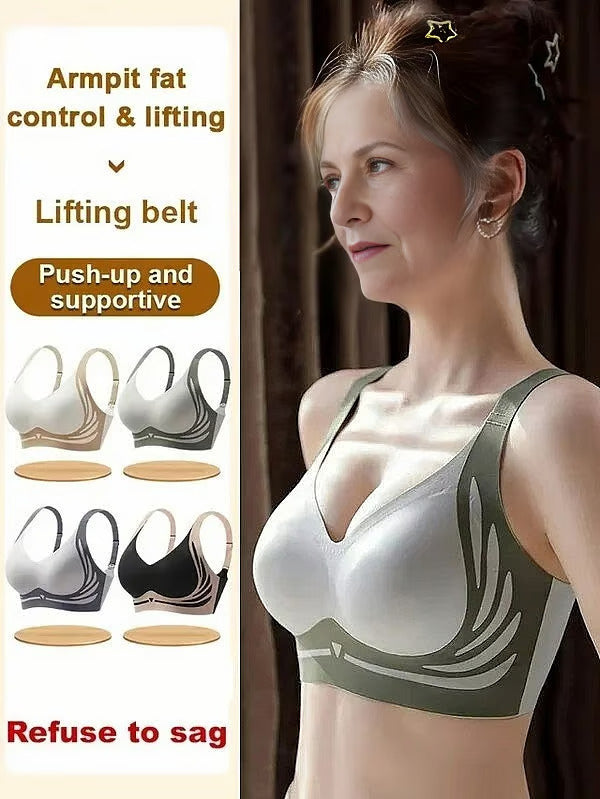 HOT SALE 45%🔥Super gather bra, Wireless Push-up Bra - No more Sagging Breasts