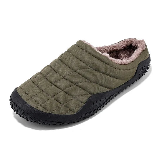 Men’s Cozy Orthopedic Slip-On Slippers — Warmth & Support, Indoors & Out
