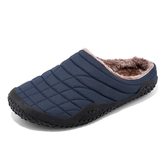 Men’s Cozy Orthopedic Slip-On Slippers — Warmth & Support, Indoors & Out