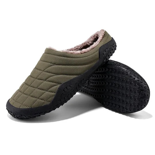 Men’s Cozy Orthopedic Slip-On Slippers — Warmth & Support, Indoors & Out