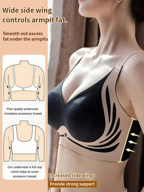 HOT SALE 45%🔥Super gather bra, Wireless Push-up Bra - No more Sagging Breasts