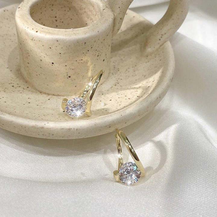 Diamond Round Studs