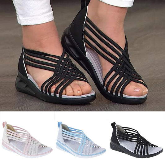 Water-Ready Sporty Step-in Sandal, Orthotic Plantar Fasciitis Arch Support Sandals